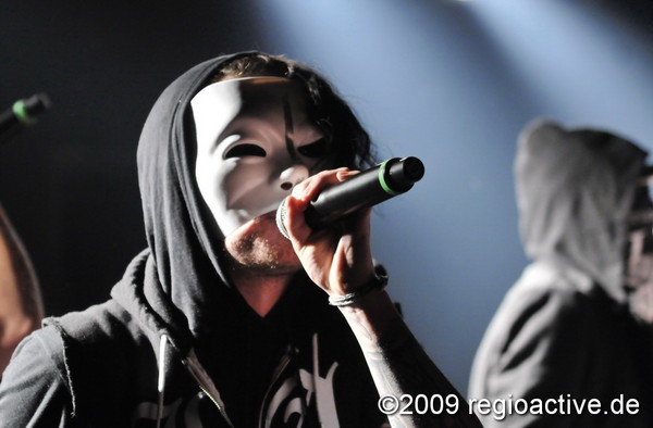 Hollywood Undead, 12.02.09, Live im Underground in Köln.
Foto: Marc Pfitzenreuter