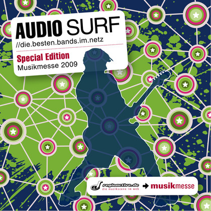"die besten bands im netz." - Musikmesse-Sampler Audiosurf 2009: Das Cover ist fertig! 